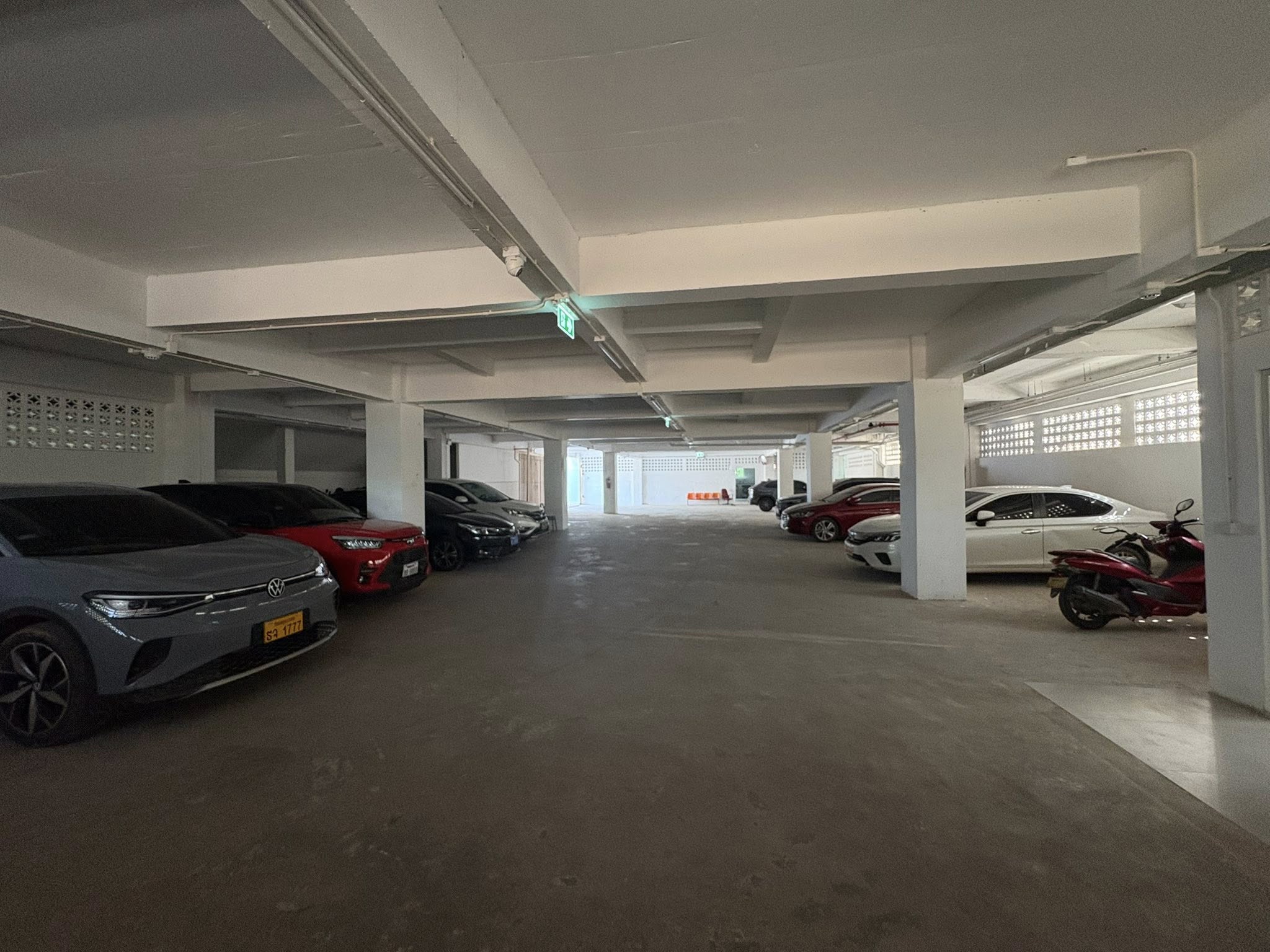 Secure private parking within the property grounds